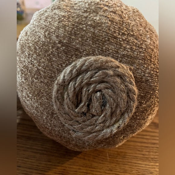 Set of 2 Handmade Succulent Chenille Fall Pumpkins - Fabric Fall Pumpkins - Boho - Picture 12 of 14